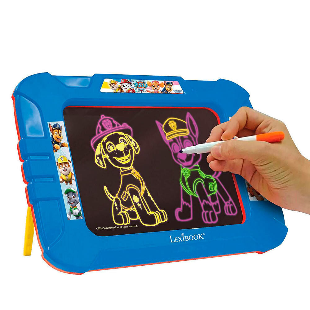 Pizarra luminosa Paw Patrol de LEXIBOOK con plantillas y marcadores - 3