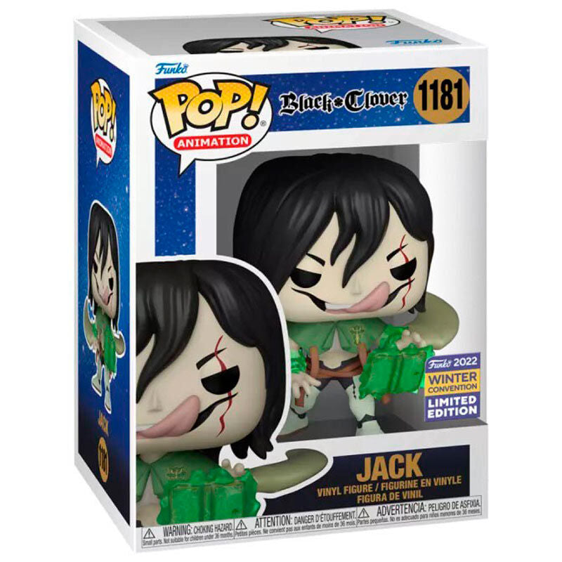 Figura Funko POP! de Jack de Black Clover con efectos verdes - 2