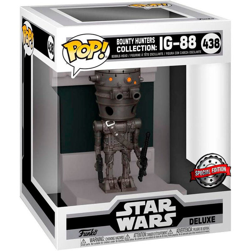 Figura Funko POP! Deluxe de IG-88 de Star Wars en caja - 2