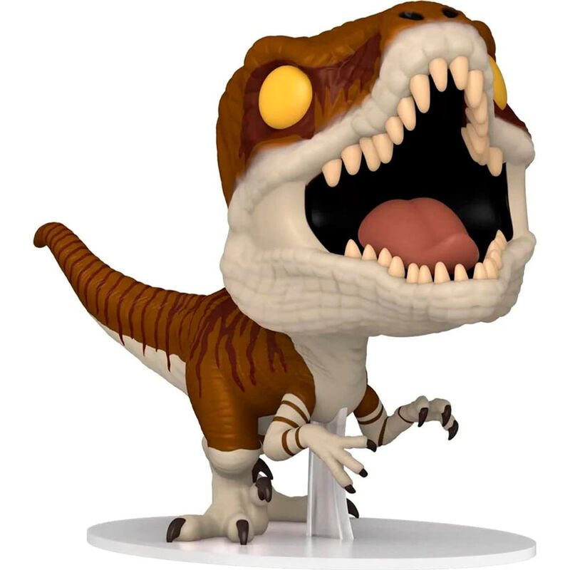 Figura Funko POP! Atrociraptor Tiger de Jurassic World en caja con ventana - 2