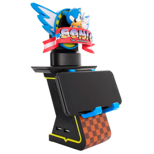 Soporte Cable Guy de Sonic the Hedgehog con diseño azul y naranja - 8