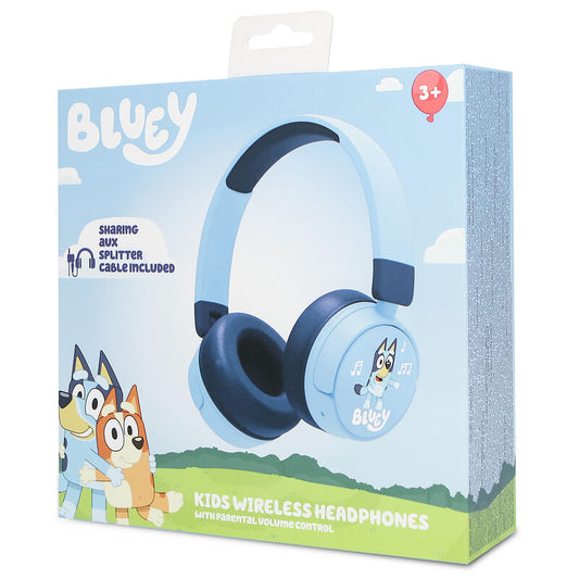 Auriculares infantiles Bluey azules con diadema ajustable - 9