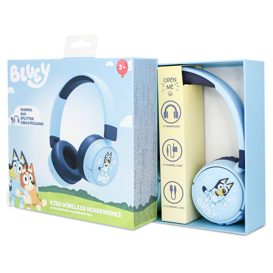 Auriculares infantiles Bluey azules con diadema ajustable - 11