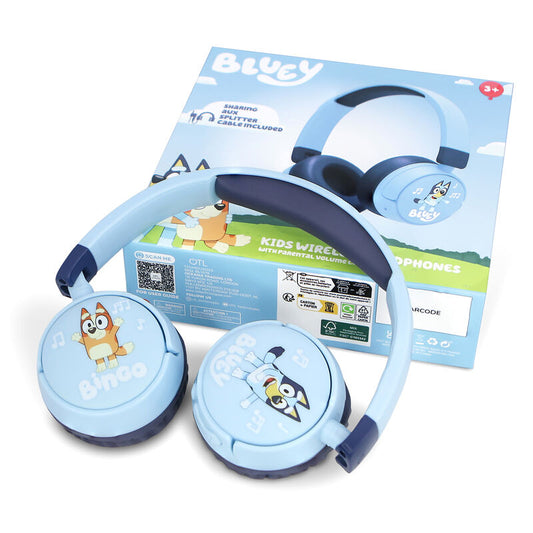 Auriculares infantiles Bluey azules con diadema ajustable - 13