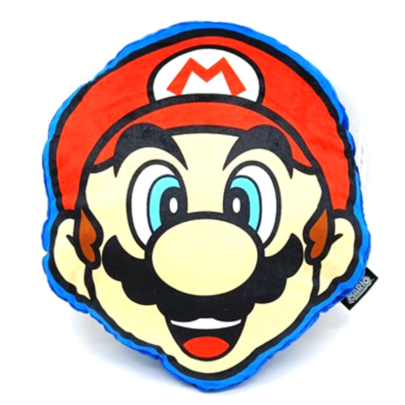 Cojín 3D con el rostro de Mario de Super Mario Bros - 3