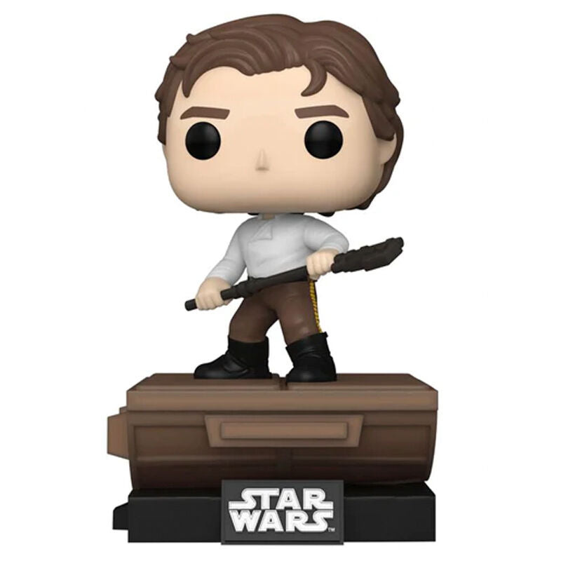 Figura Funko POP Deluxe de Han Solo en el skiff de Jabba - 2