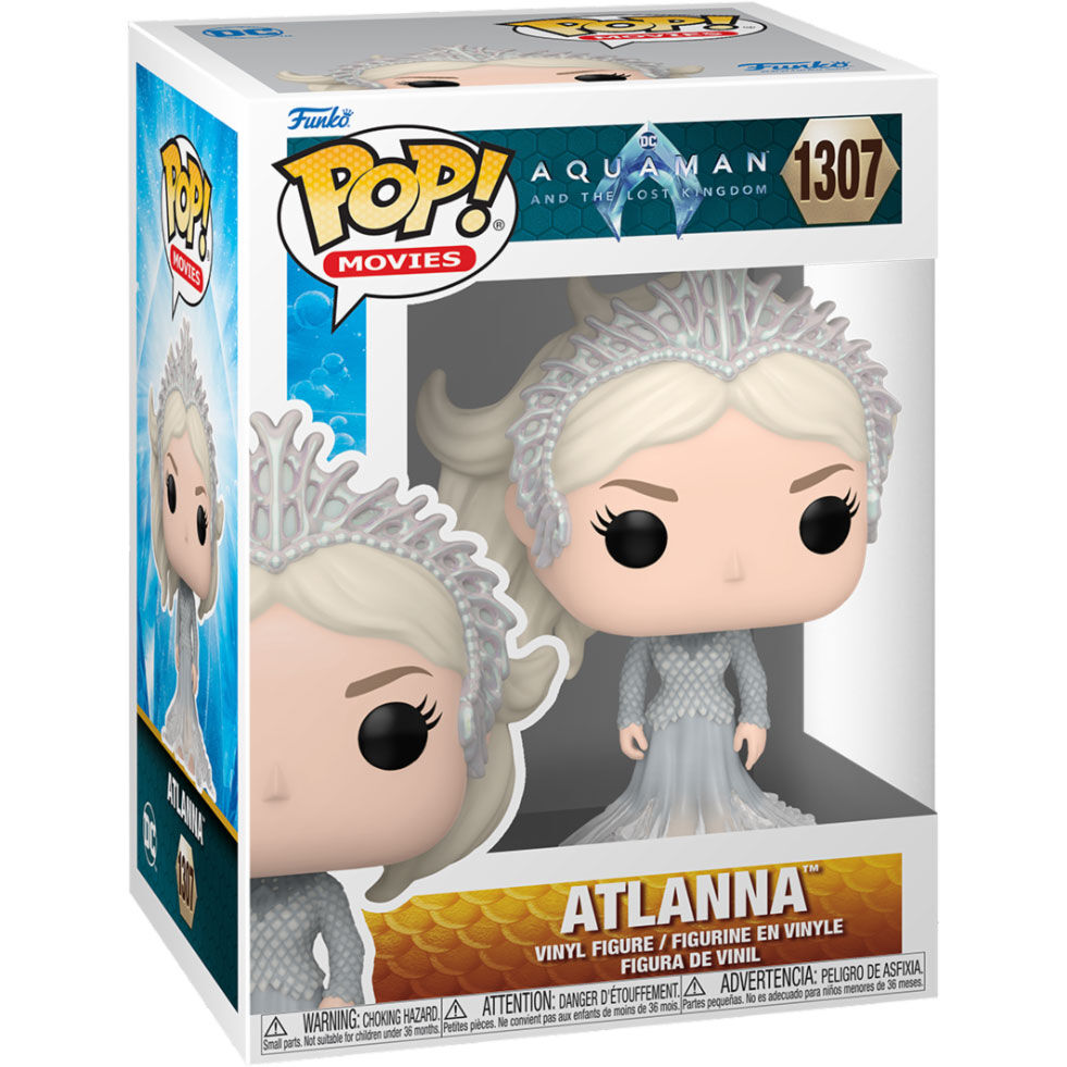 Figura Funko POP! de Atlanna con corona y vestido gris - 2