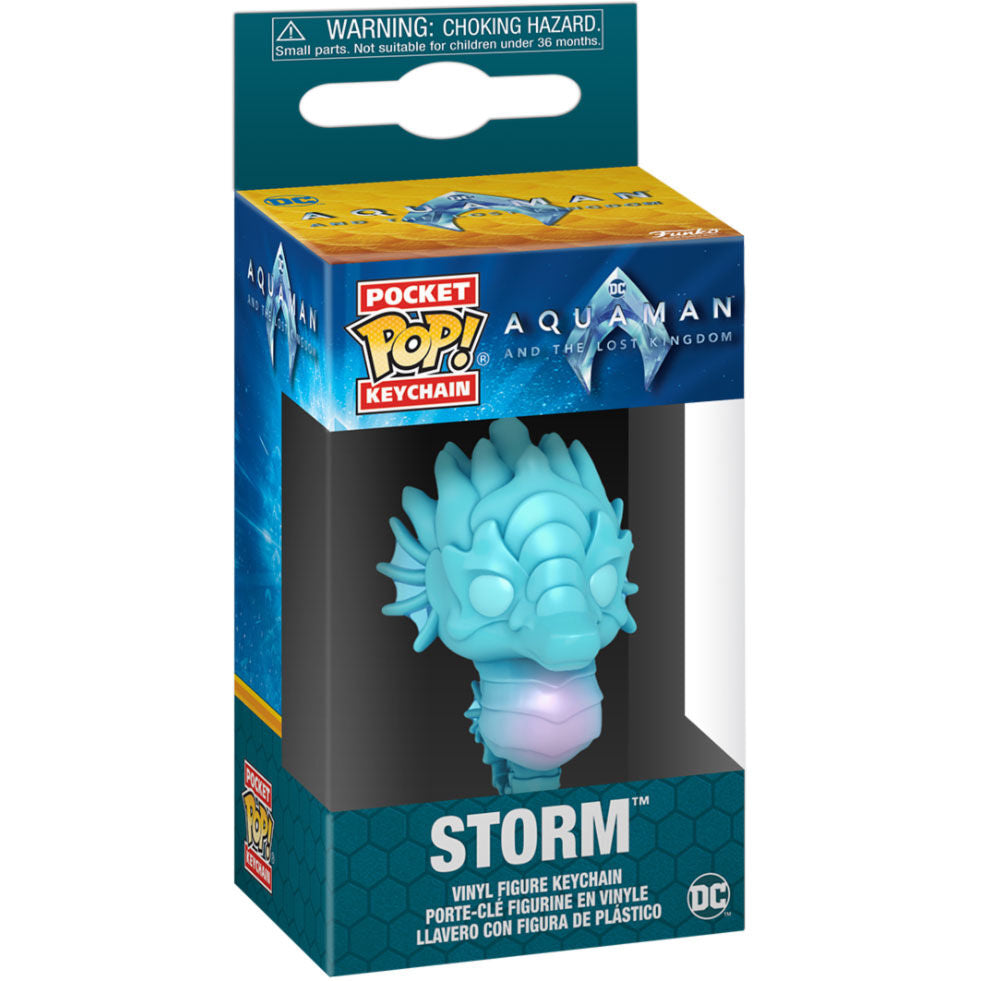 Llavero Pocket POP! FUNKO de Storm de Aquaman en azul turquesa - 2