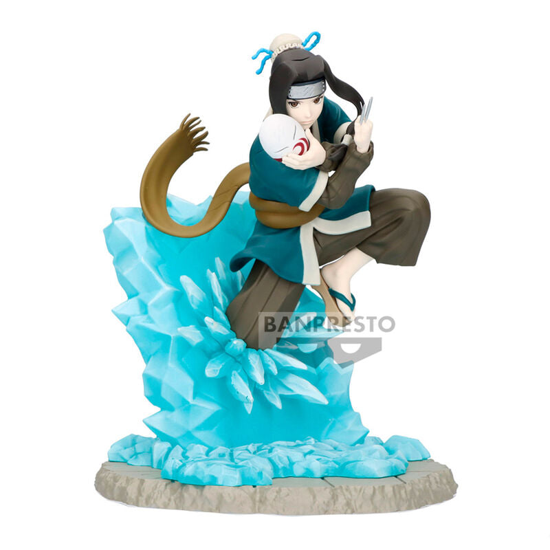 Figura de Haku de Naruto Shippuden con efecto de hielo azul