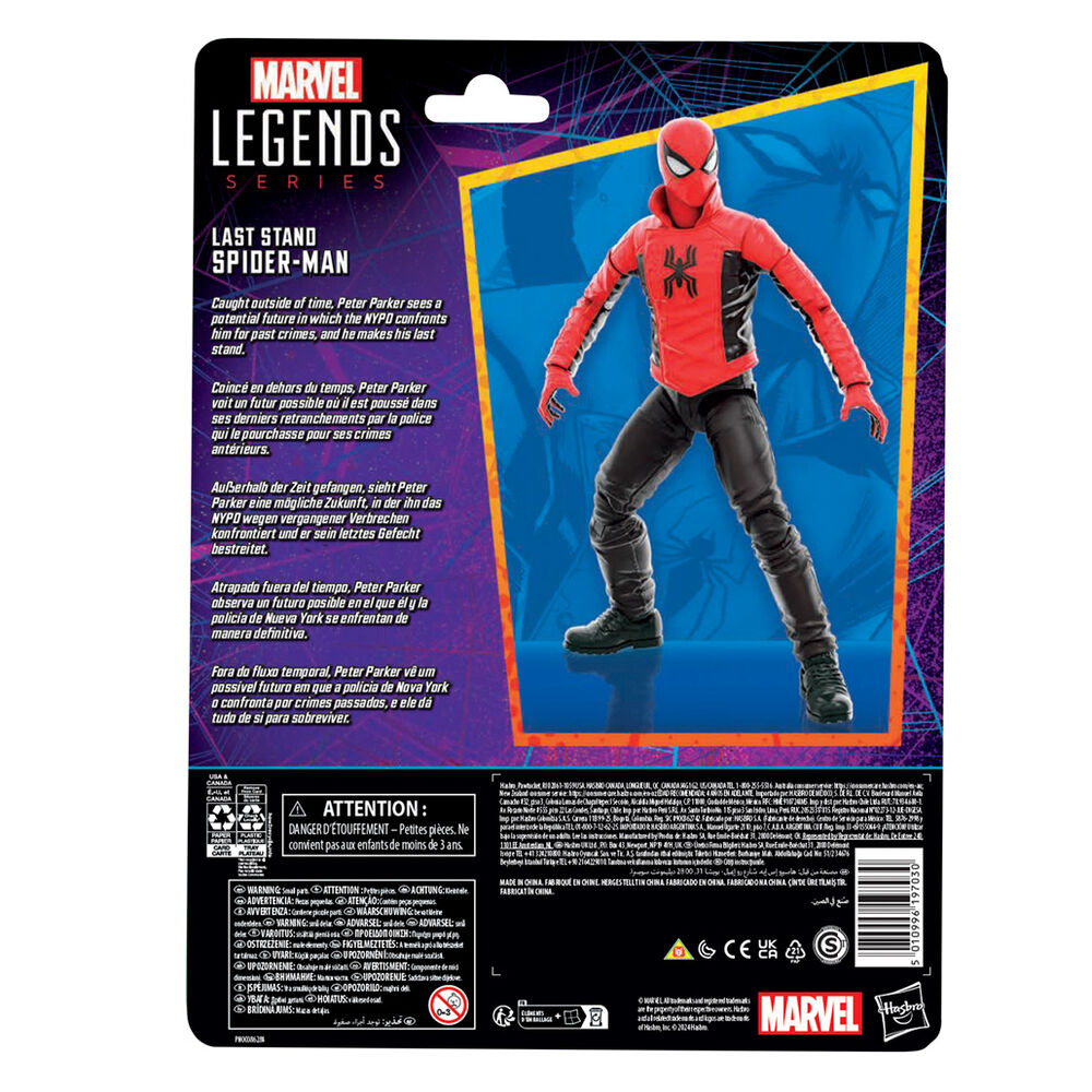 Figura articulada Last Stand Spider-Man de Marvel con accesorios - 8