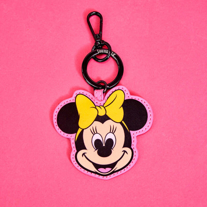 Charm llavero de Minnie Mouse Disney100 Loungefly con lazo amarillo - 3