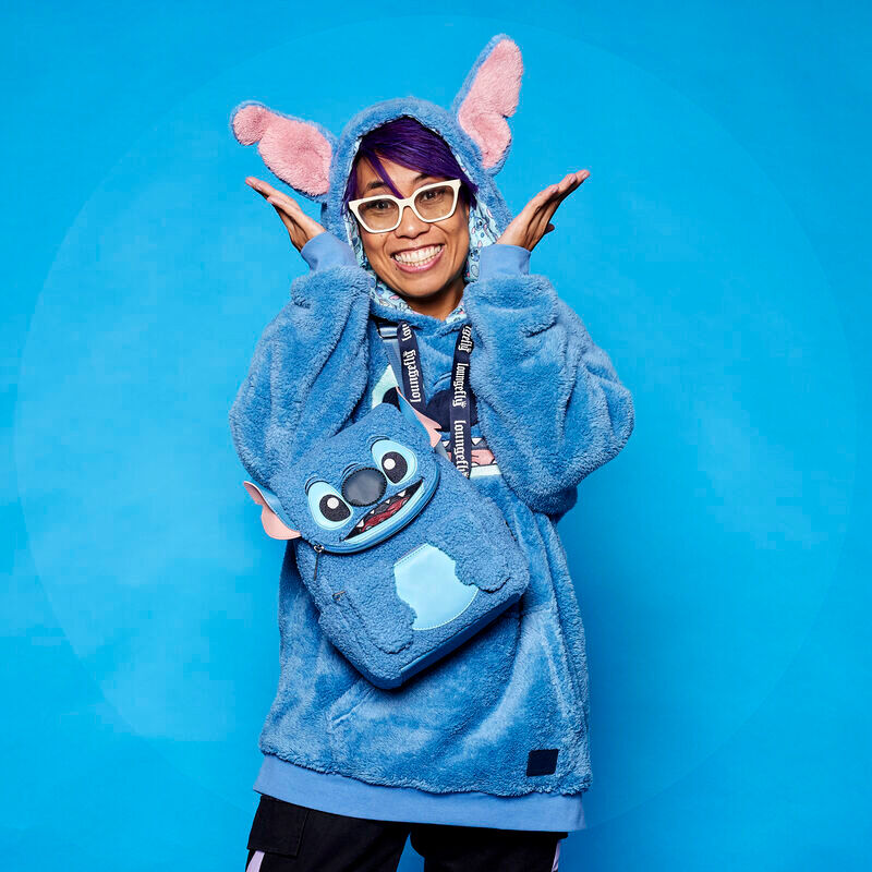 Mochila de peluche azul de Stitch Disney Loungefly - 8