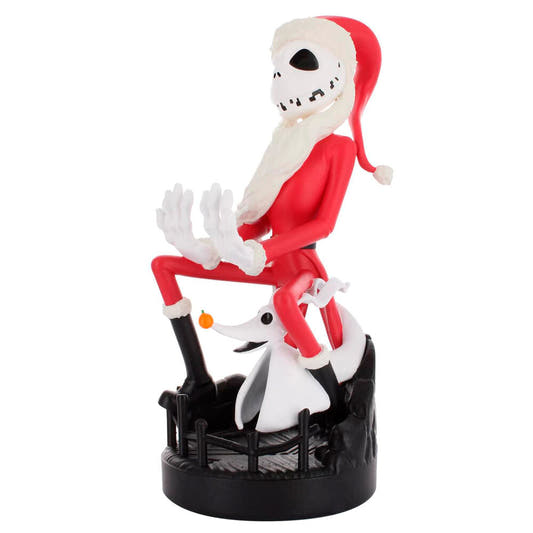 Soporte Cable Guy de Jack Skellington vestido de Santa Claus - 4