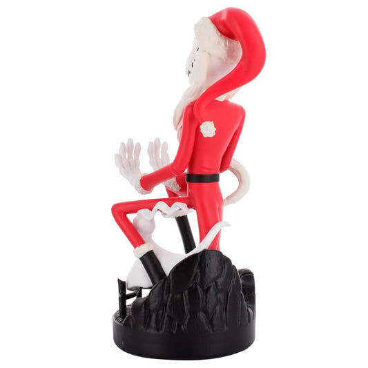 Soporte Cable Guy de Jack Skellington vestido de Santa Claus - 6