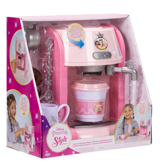 Cafetera espresso de juguete rosa Princesas Disney - 3