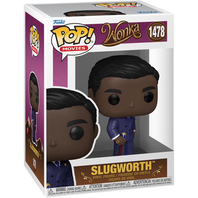 Figura FUNKO POP! de Slugworth con traje morado y bastón - 2