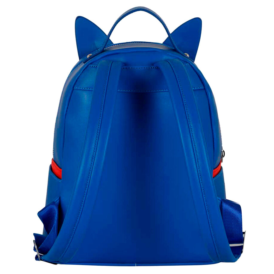 Mochila azul Heady de Sonic the Hedgehog con bolsillo frontal - 3