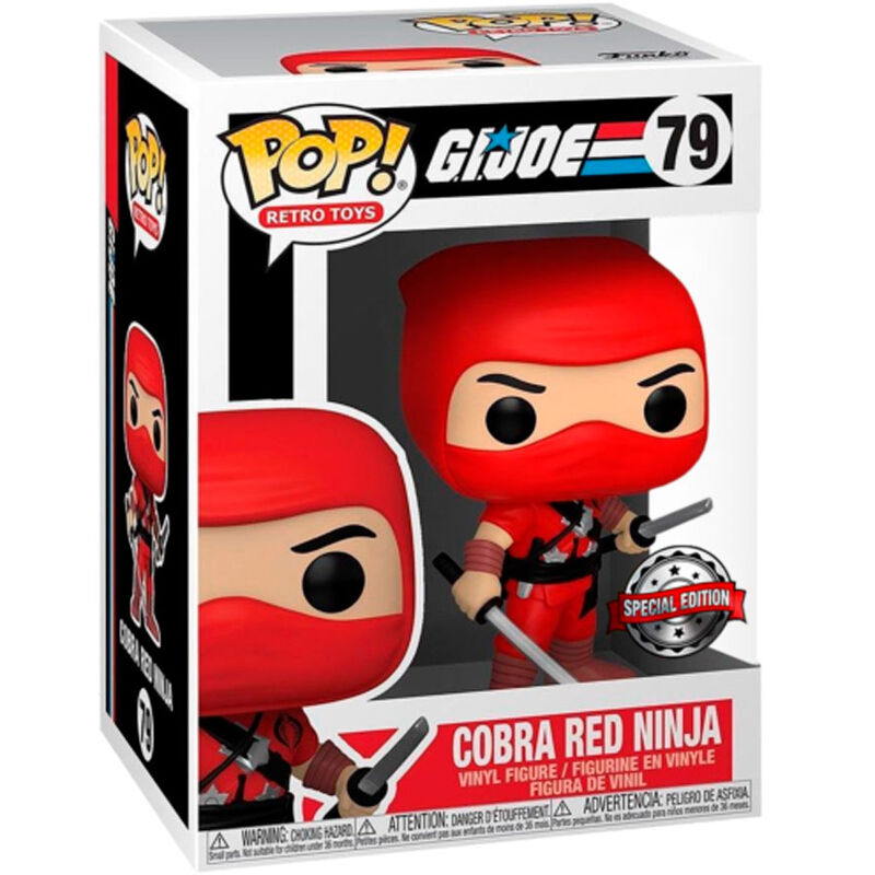 Figura Funko POP! Cobra Red Ninja de G.I. Joe con dos espadas - 2