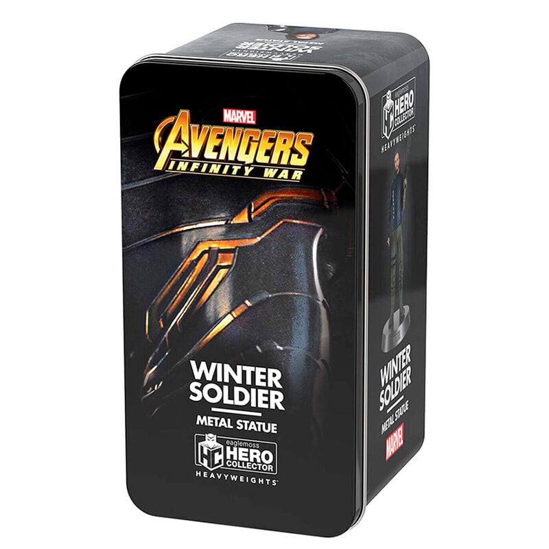 Figura de Winter Soldier Marvel a escala 1:18 sobre base negra - 3