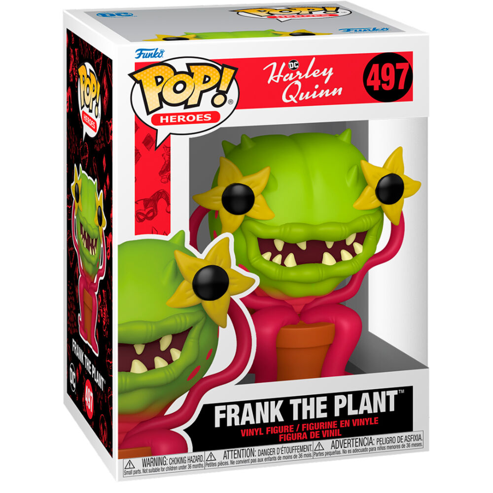 Figura Funko POP! Harley Quinn Frank the Plant con flores y maceta - 2