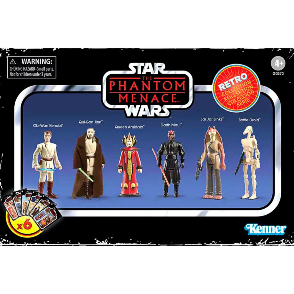 Set Hasbro de seis figuras de Star Wars The Phantom Menace