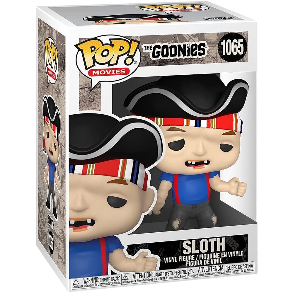 Figura Funko POP! de Sloth de The Goonies con sombrero negro y pañuelo de rayas - 2