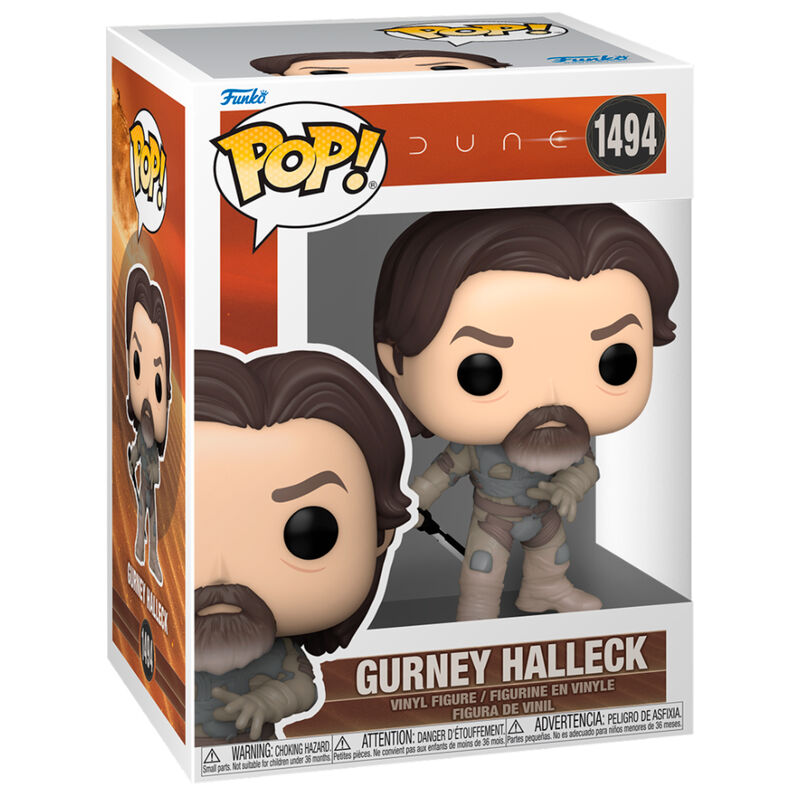 Figura Funko POP! de Gurney Halleck de Dune 2 con barba y arma - 2
