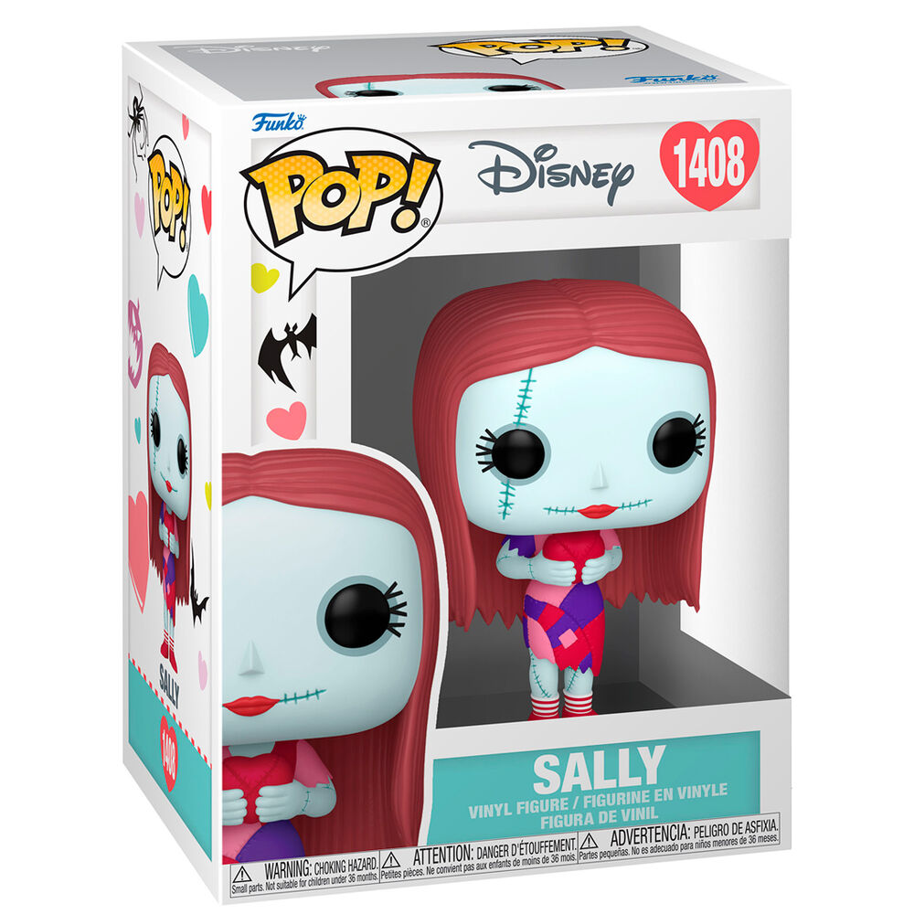 Figura Funko POP! de Sally con vestido de retales y corazón rojo - 2