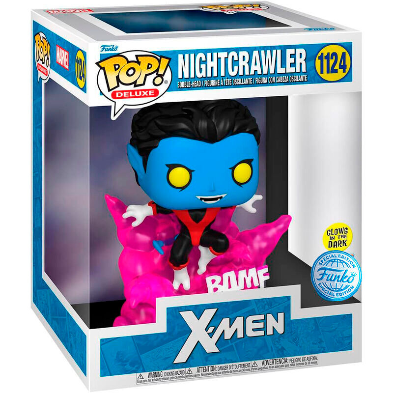 Figura POP! de Nightcrawler de X-Men con efecto magenta BAMF - 2