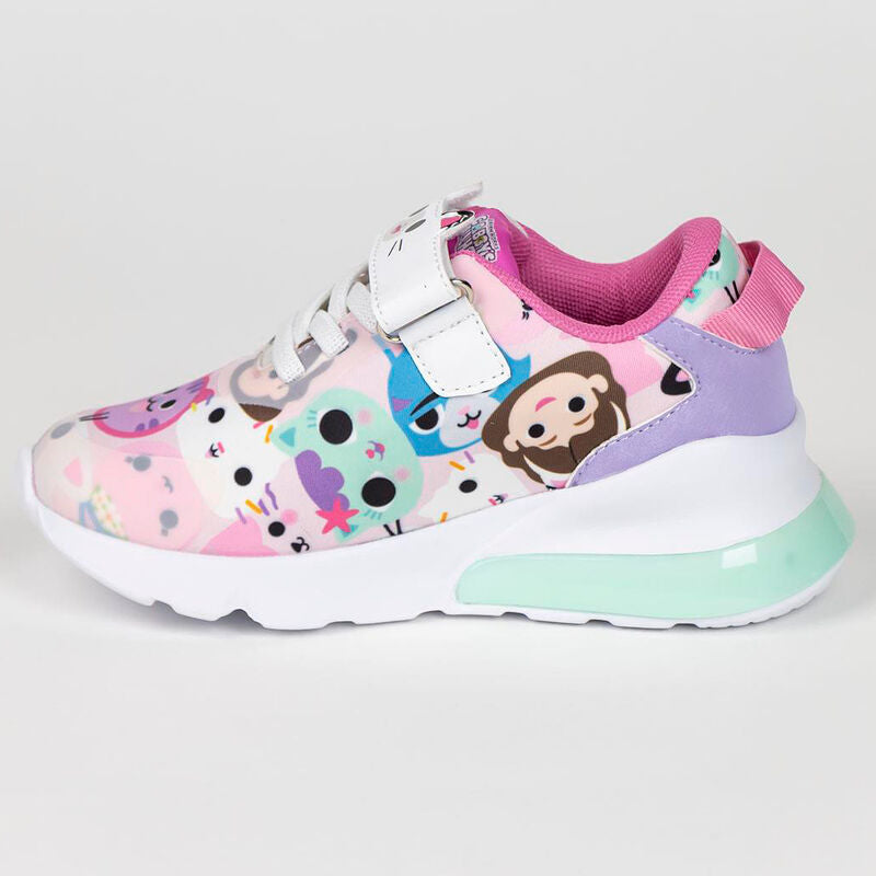 Deportiva infantil de Gabby's Dollhouse con luces y estampado multicolor - 2