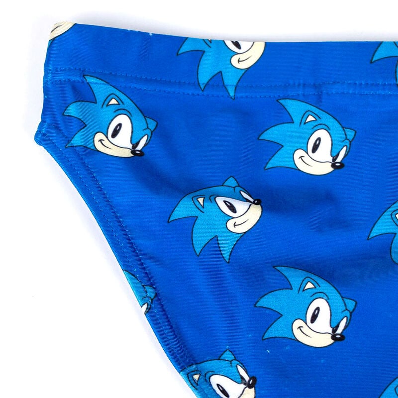 Bañador slip azul con estampado de Sonic the Hedgehog - 3