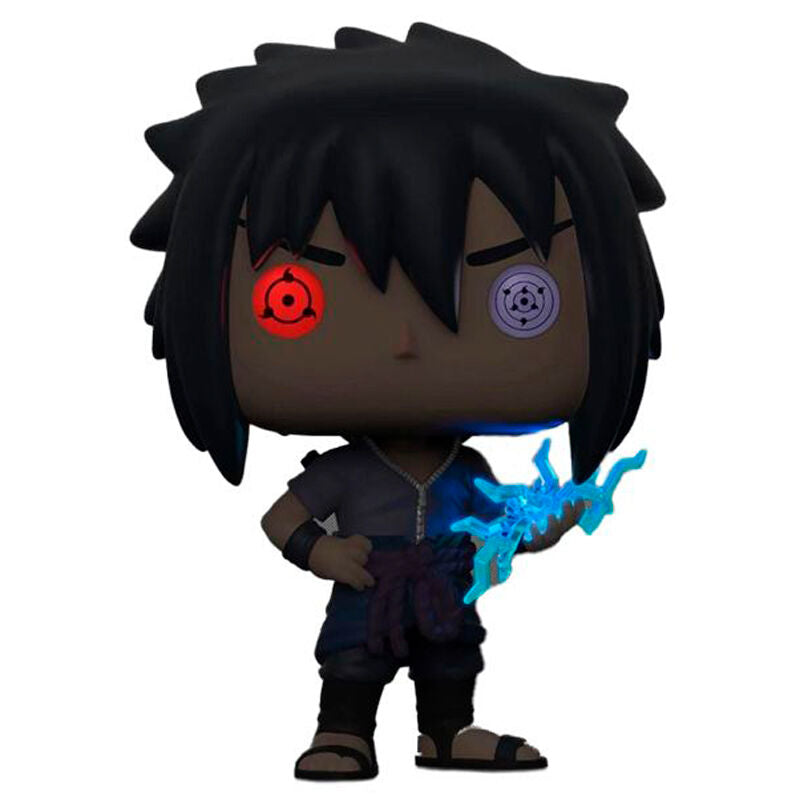 Figura Funko POP! de Sasuke Rinnegan Chase Exclusive de Naruto Shippuden en caja con ventana - 2