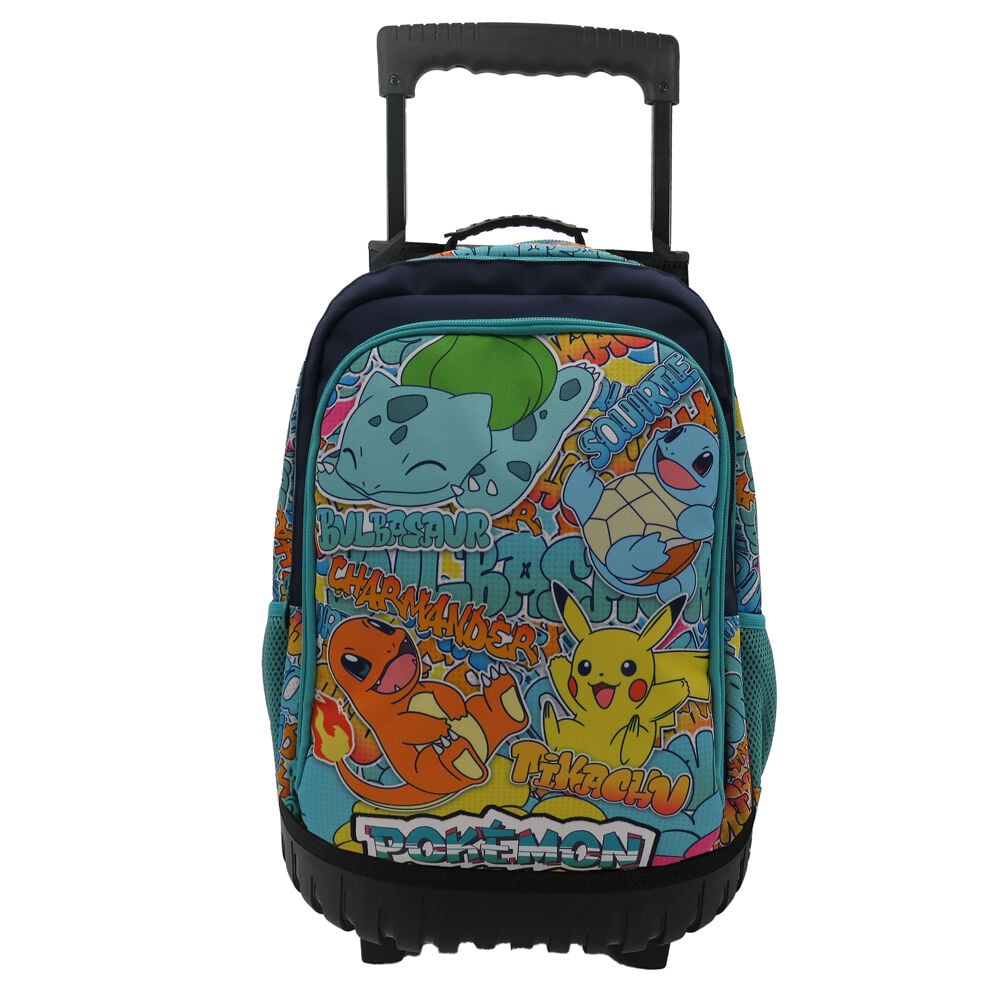 Trolley Pokémon Urban Colors multicolor con Pikachu y otros Pokémon - 2
