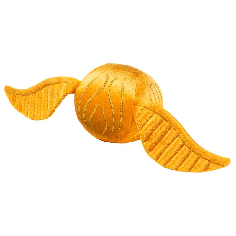 Peluche dorado Golden Snitch de Harry Potter con alas extendidas