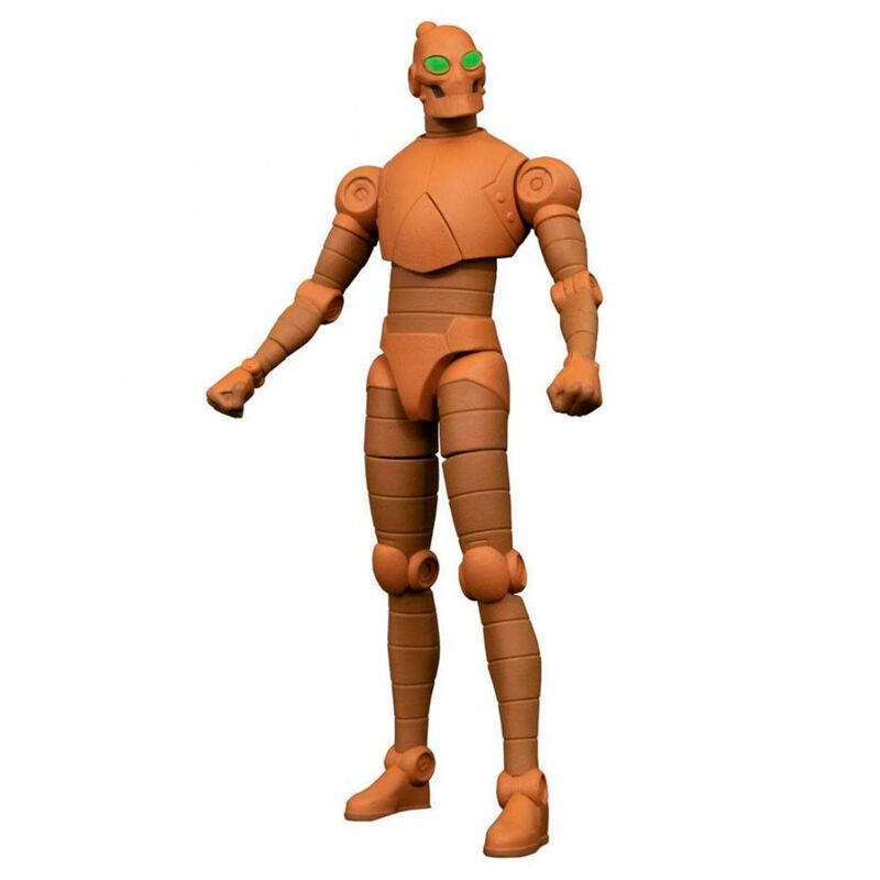 Figura articulada del Robot de Invencible en color naranja