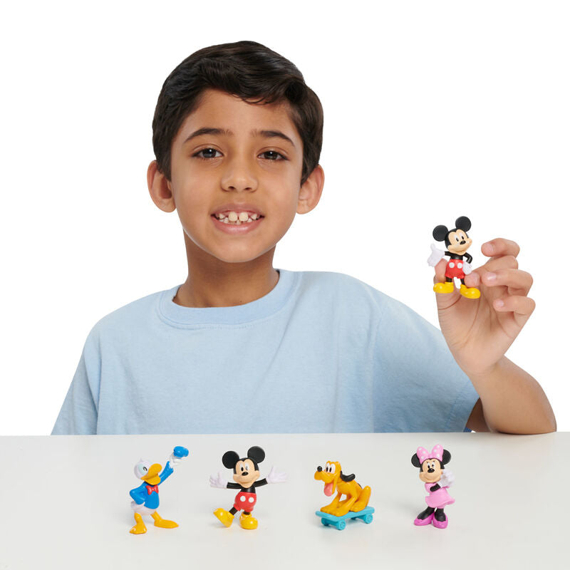 Blíster Just Play con cinco mini figuras Disney de Mickey, Minnie, Donald y Pluto - 3
