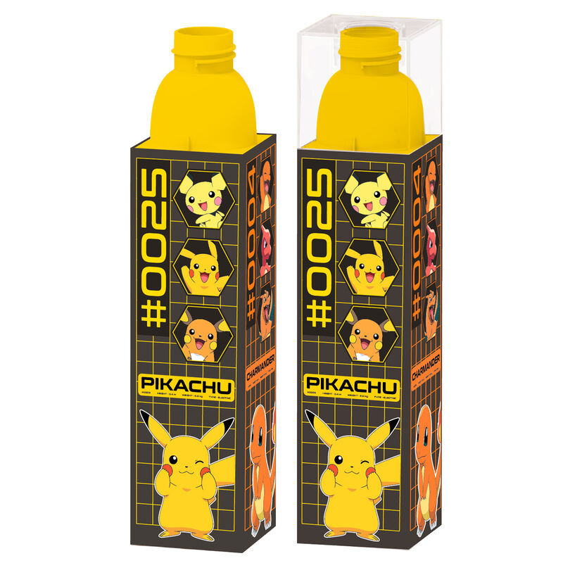Cantimplora Cube amarilla de Pikachu Pokémon de 650 ml