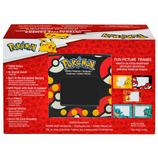 Cámara interactiva infantil Pokémon negra y amarilla - 7