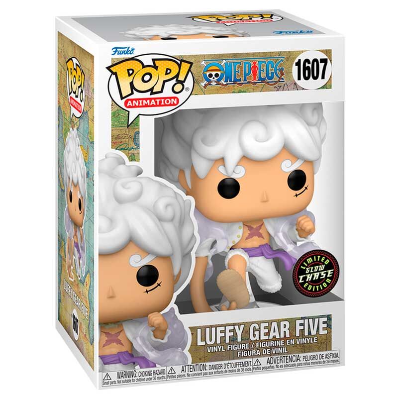 Figura Funko POP! de Luffy Gear Five Chase con efectos azules - 2