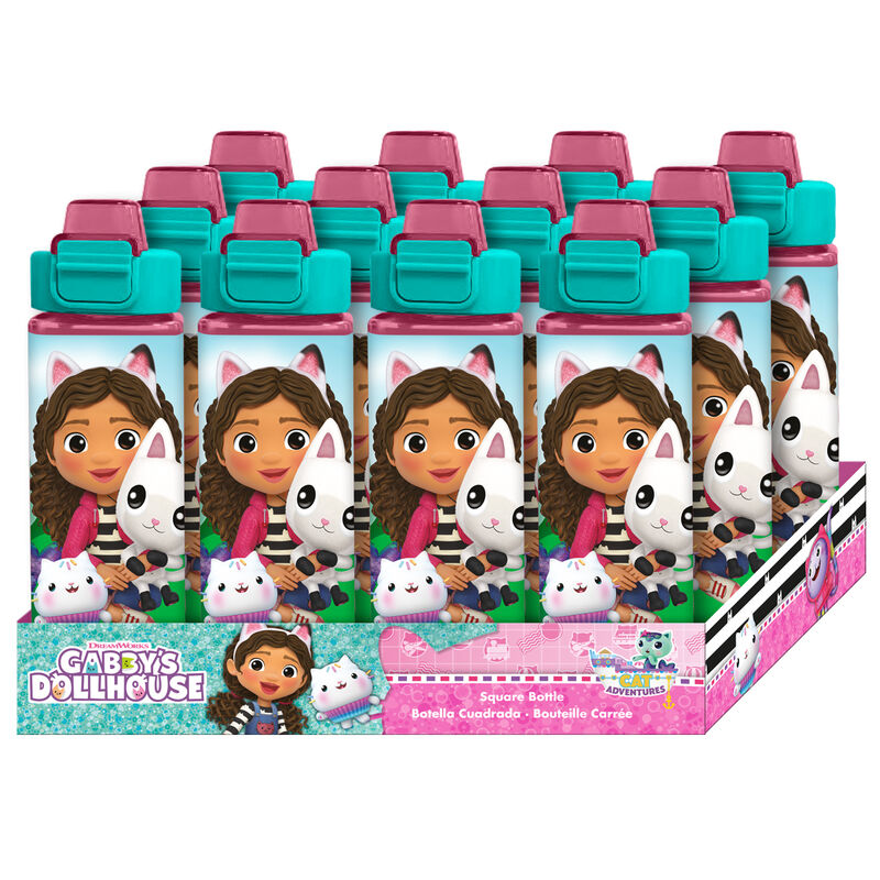 Cantimplora cuadrada de La Casa de Muñecas de Gabby de 500 ml - 2