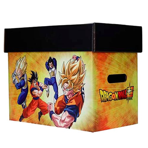 Caja de almacenaje Dragon Ball con personajes y tapa negra