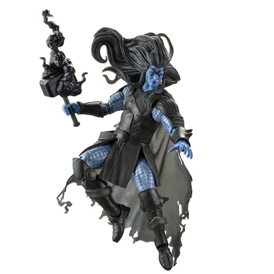 Figura articulada Black Winter Thor Marvel Legends de 15 cm con armadura oscura y martillo - 6