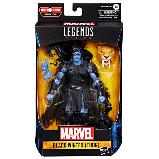 Figura articulada Black Winter Thor Marvel Legends de 15 cm con armadura oscura y martillo - 2