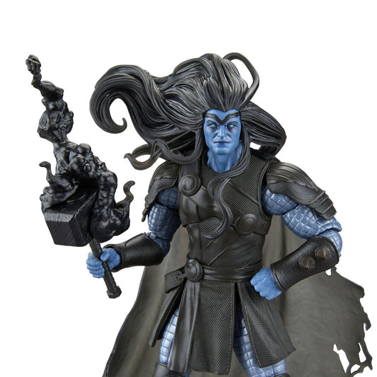 Figura articulada Black Winter Thor Marvel Legends de 15 cm con armadura oscura y martillo - 7
