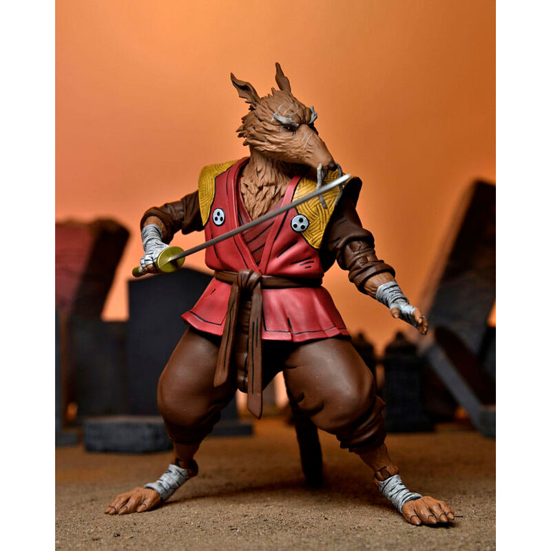 Figura NECA Ultimate de Splinter de Las Tortugas Ninja en caja - 4