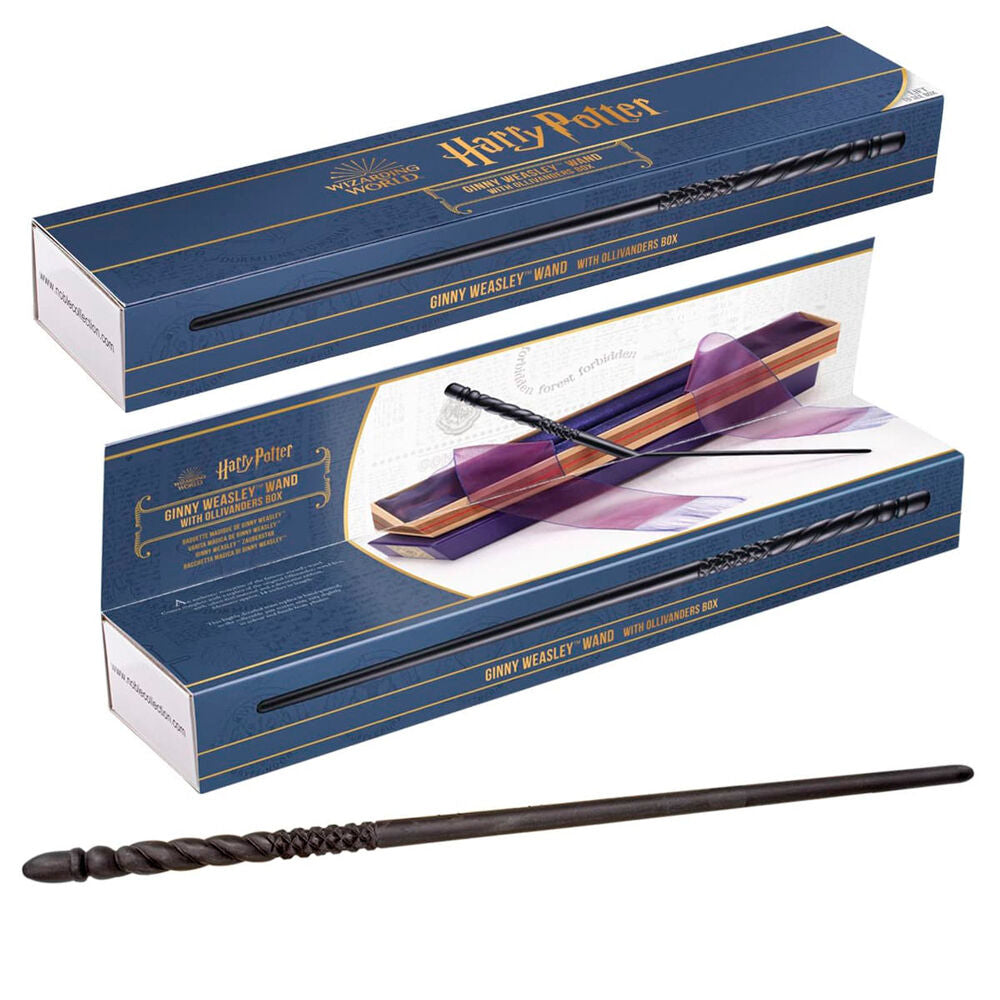 Réplica de la varita de Ginny Weasley de Harry Potter con caja decorada - 3