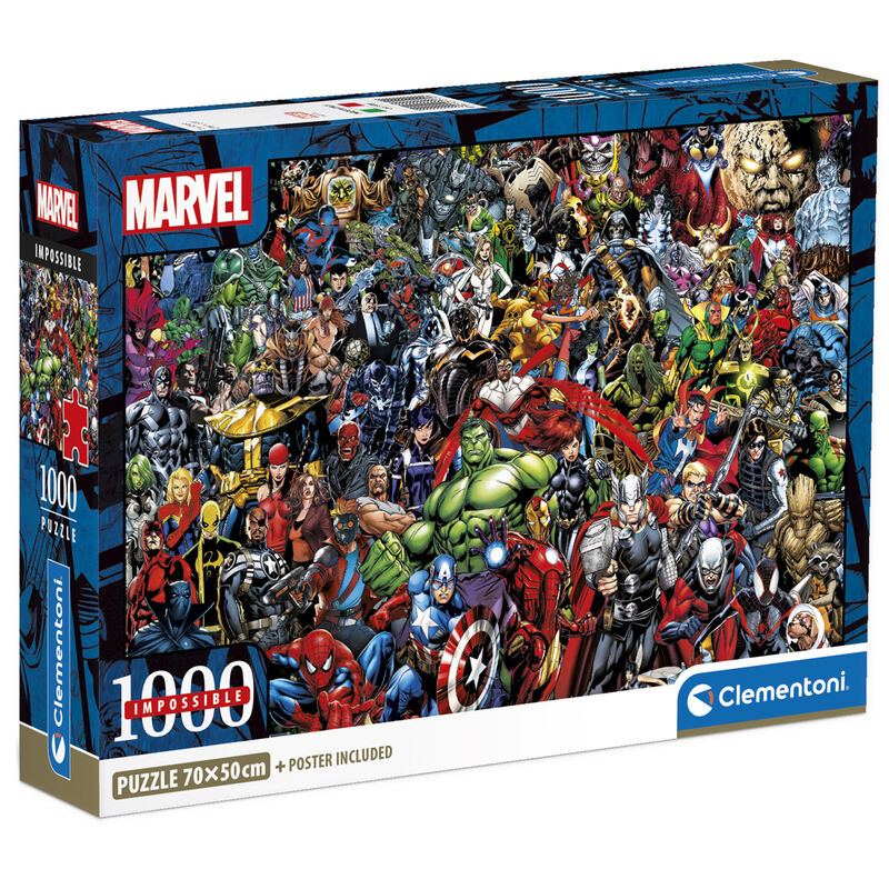 Puzzle Clementoni Marvel de 1000 piezas con personajes de Marvel