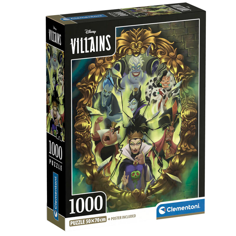 Puzzle Clementoni Disney Villanas de 1000 piezas