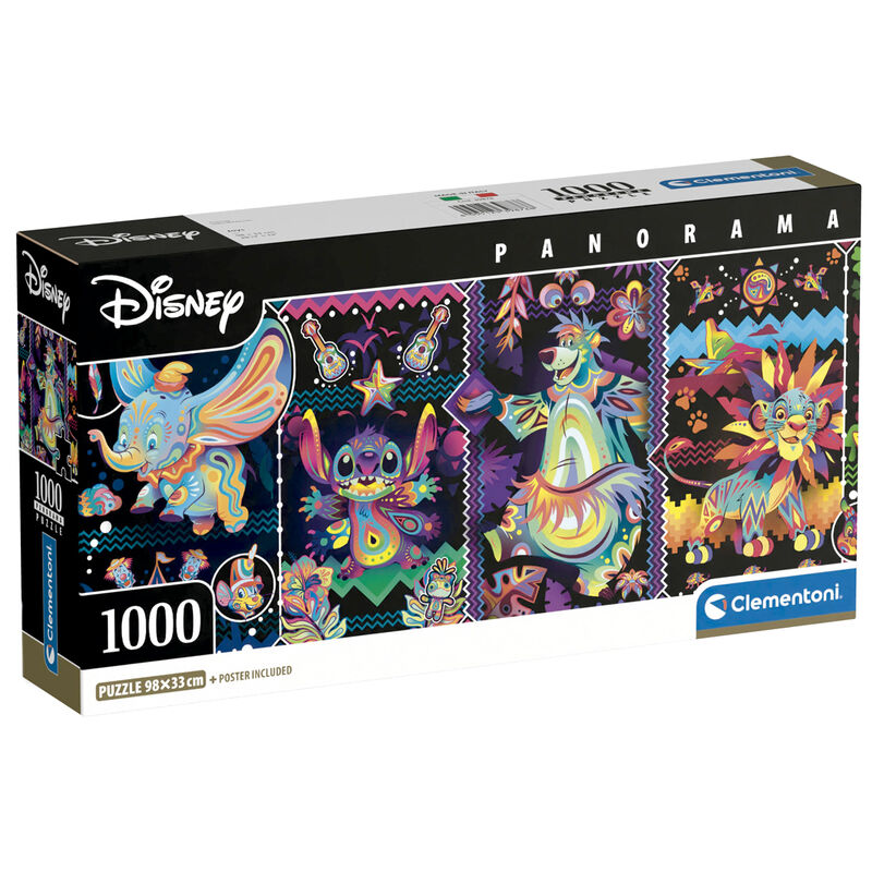 Puzzle panorámico Disney Clementoni de 1000 piezas
