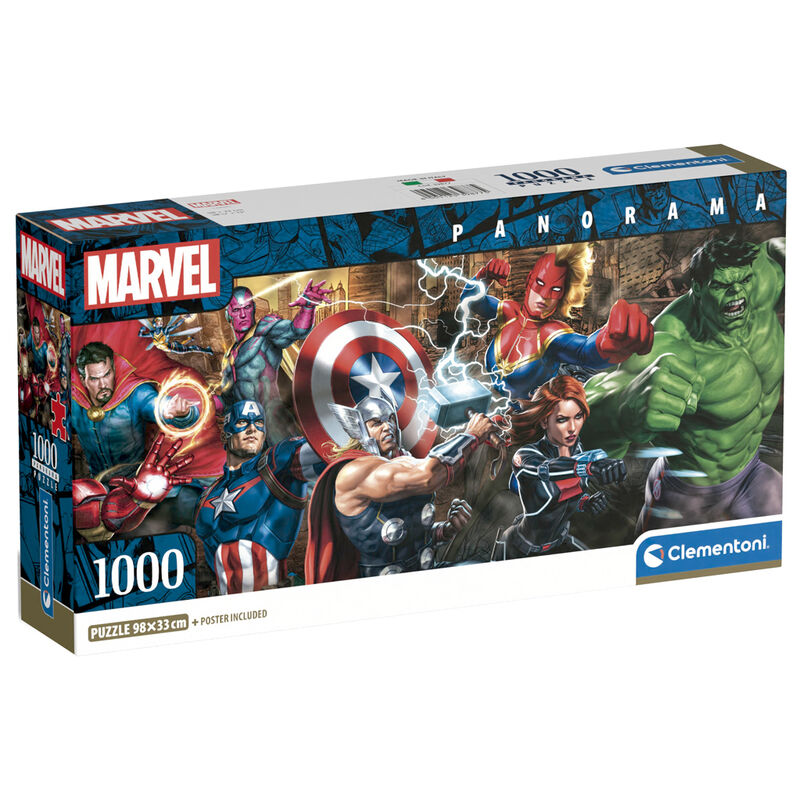 Puzzle panorámico Marvel Clementoni de 1000 piezas